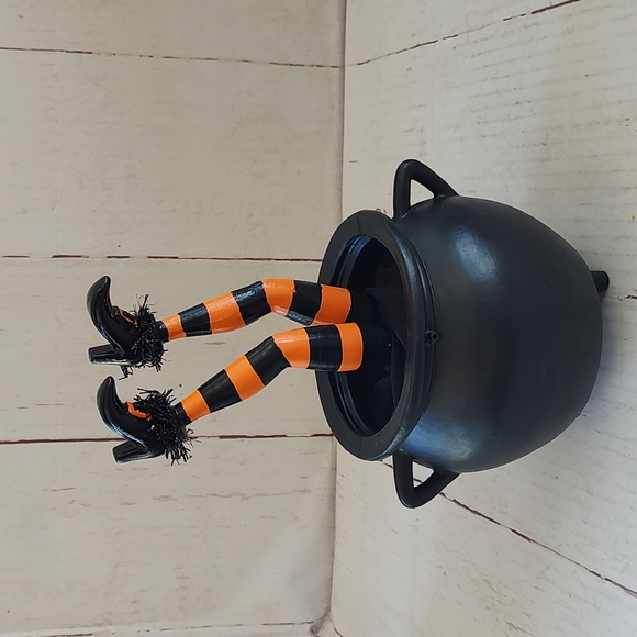 Other - Witch decor witch boots sticking out of cauldron animatronic